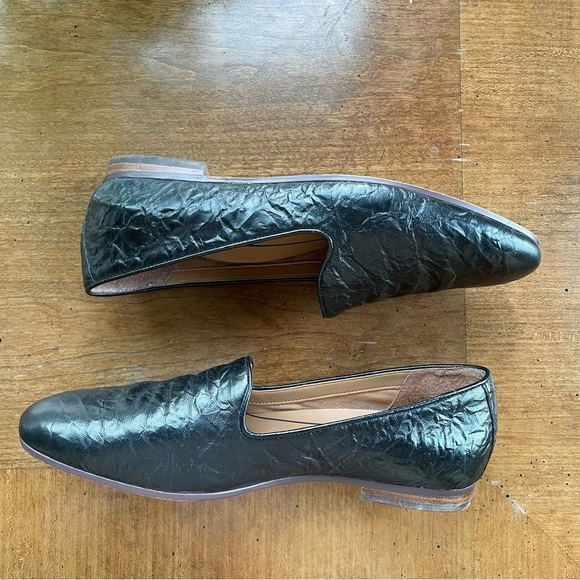 Vionic Willa II Black Leather Comfort Flats size 7.5 - Picture 3 of 10